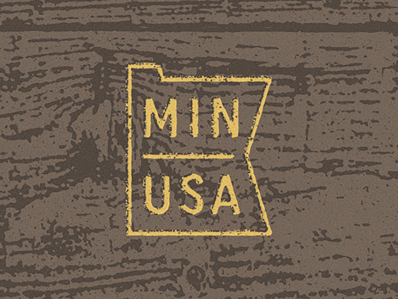Posters for Parks Detail 2 woodgrain wood usa minnesota typography design grunge badge symbol mark icon type logo