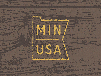 Posters for Parks Detail 2 badge design grunge icon logo mark minnesota symbol type typography usa wood woodgrain