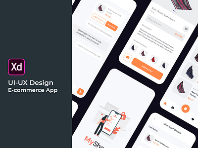 UI/UX Design E-commerce App - Tenunhub