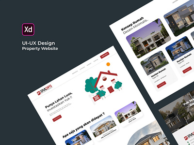 UX/UI Website Design - Landing Page Property