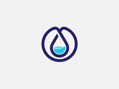 Drop branding drop logo water