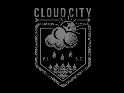 Cloud City apparel bandmerch bold clothing design graphicdesign merch simple