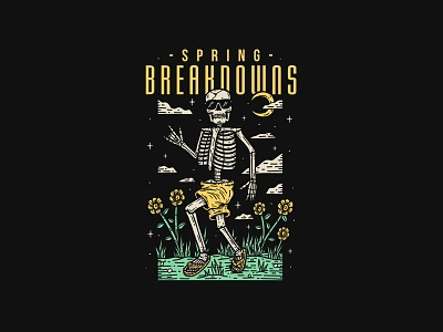 Spring Breakdowns - Ohio Core apparel appareldesign artwork band bandart bandmerch brand clothing custom printing design graphicdesign graphictee illustration merch merchdesign printing co teesdesign