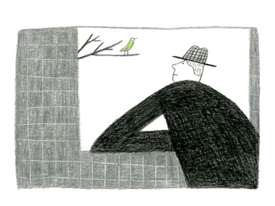 Comic comic illustration hand-drawing drawing texture narrative pencil bird