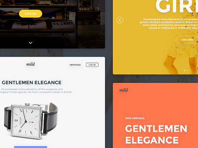 Headers clean e shop ecommerce headers layout minimal ui web webdesign