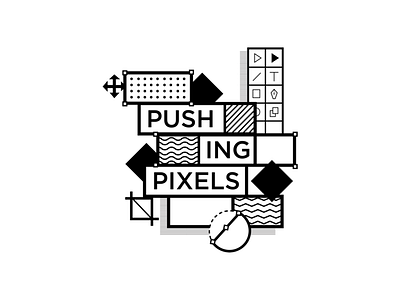 ⚡️Pushing Pixels designer designers life of designers pixels pixelsort pushing pixels studio tshirt tshirt art