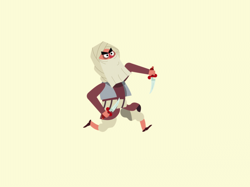 Ali Baba and the Forty Thieves2 animation character design gif illustration motion