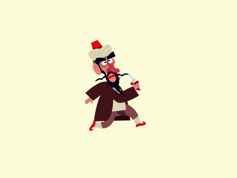 Ali Baba and the Forty Thieves3 animation character design gif illustration motion