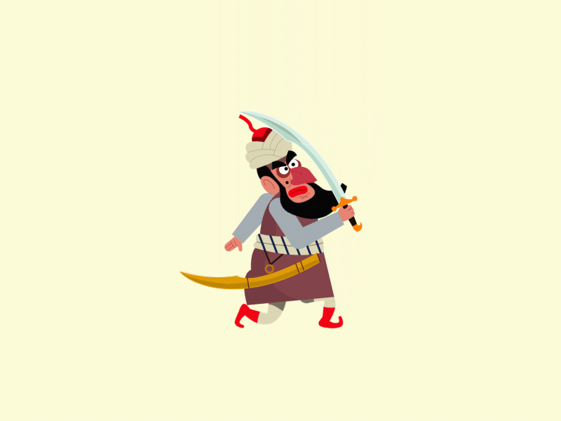 Ali Baba and the Forty Thieves4 animation character design gif illustration motion