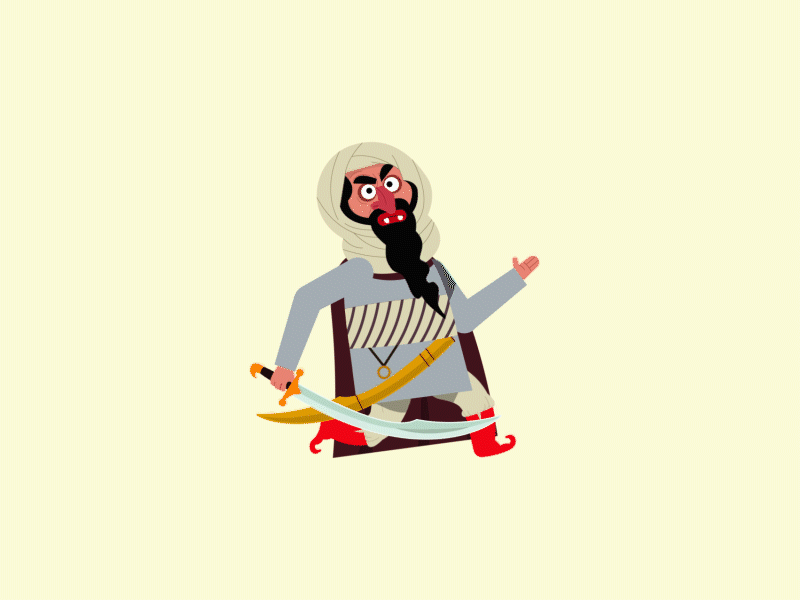 Ali Baba and the Forty Thieves6 animation character design gif illustration motion
