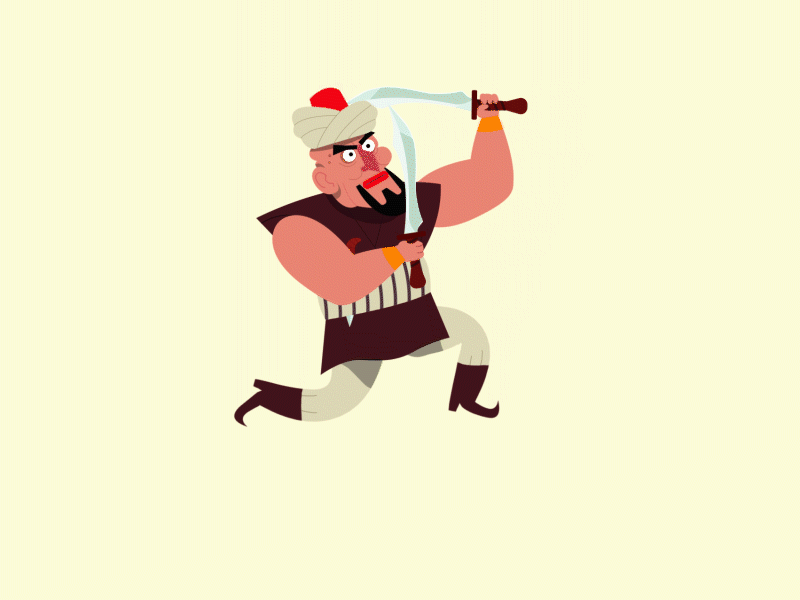Ali Baba and the Forty Thieves8 animation character design gif illustration motion