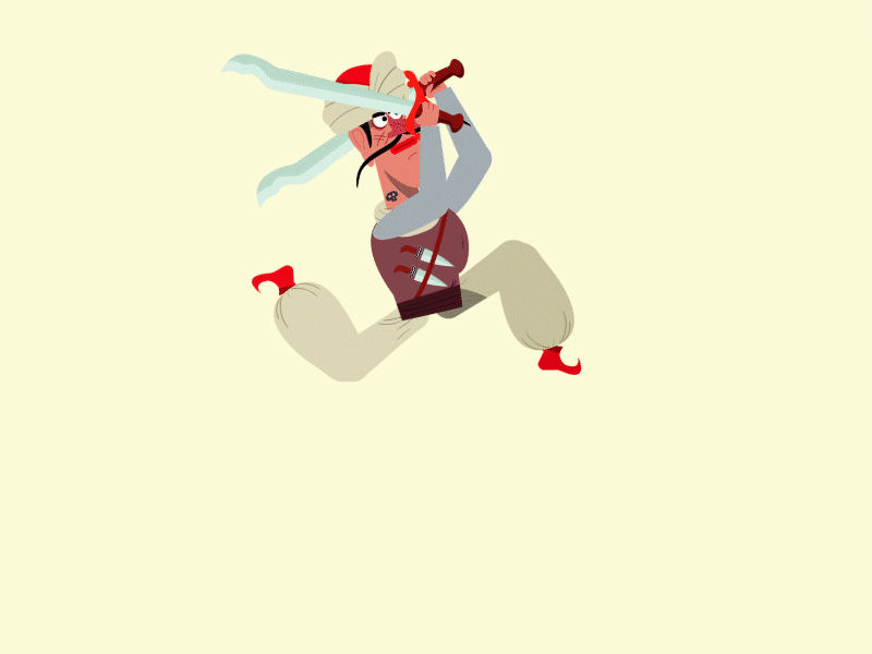 Ali Baba and the Forty Thieves11 animation character design gif illustration motion vector