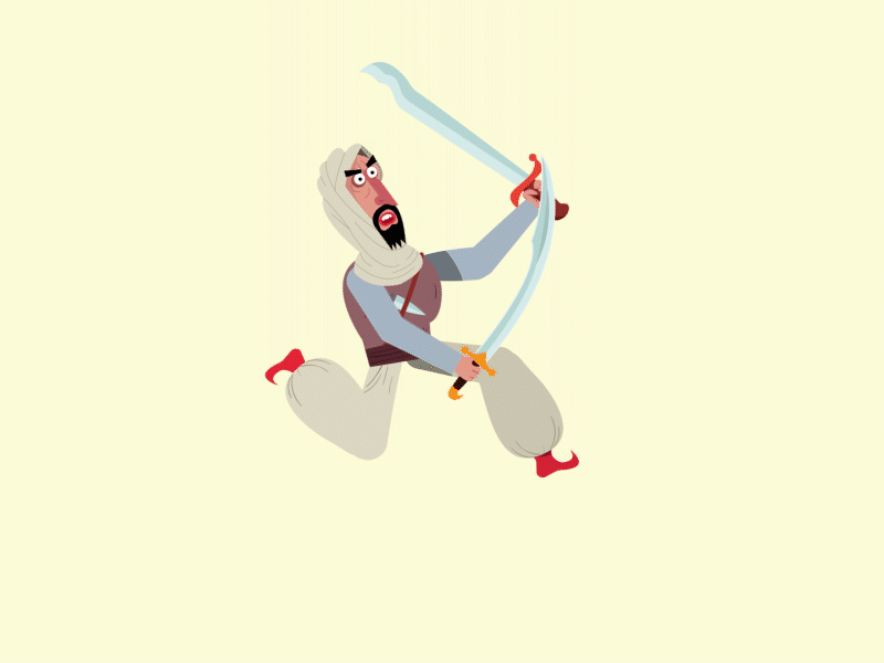 Ali Baba and the Forty Thieves13 animation character design gif illustration motion vector