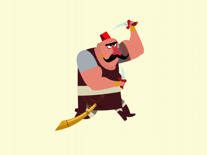 Ali Baba and the Forty Thieves14 animation character design gif illustration motion vector