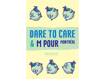 Dare to Care flyer festival montral music shows