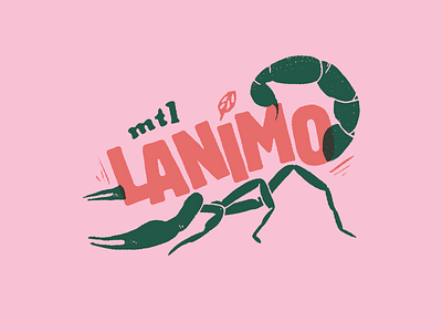 LANIMO - Pop-up restaurant in Montreal canada montreal pop up quebec restaurant scorpion