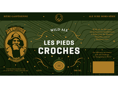 Pit Caribou - Les Pieds Croches ale beer canada hiking microbrewery quebec wild