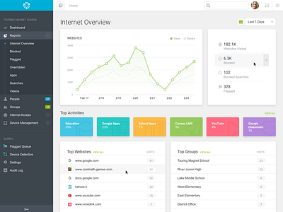 Overview of Internet Usage Report