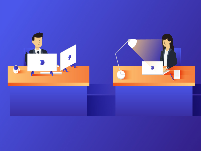 Workers Illustrations By Nguyen Tran Kien On Dribbble