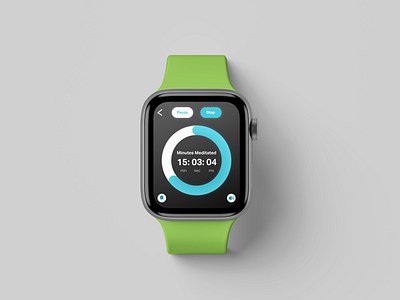 Apple Watch UI - Timers app design apple watch design student student ui ui ux ui design ui designer uiux ux design ux designer
