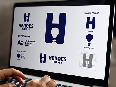 Letter H + Bulb logo brand identity branding bulb bulb logo grafast design illustration letter h letter h logo logo negative space logo typography vector