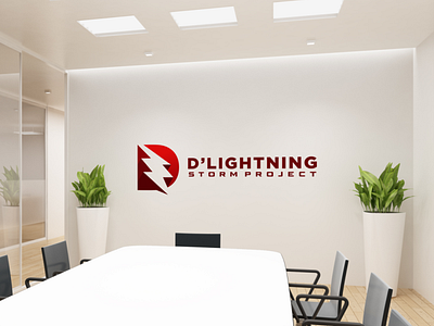 d'lightning logo branding