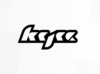 Kyre type branding clean design flat graphic design logo minimal typography vector