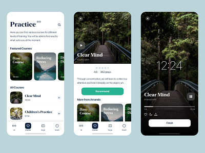 Meditation App by Peter Petryaev on Dribbble