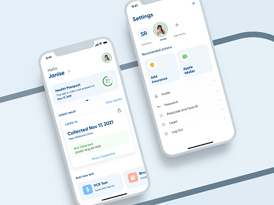 Health Application app clean design health interface ios iphone medical mobile pure ui ux