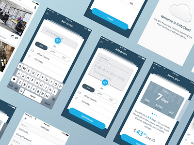 Cloud videos storage from CCTV by Peter Petryaev on Dribbble