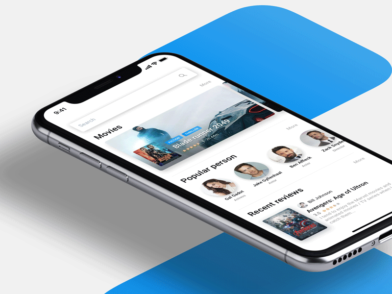 Movie App Design animation
