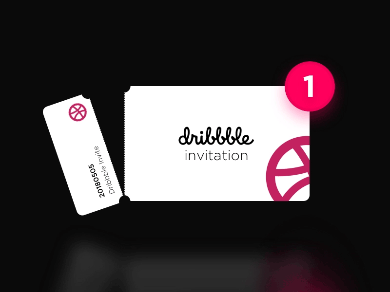 Dribbble Invite Giveaway dribbble game giveaway invitation invite invites new player tickets