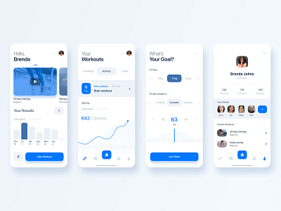 Fitness Application By Peter Petryaev On Dribbble