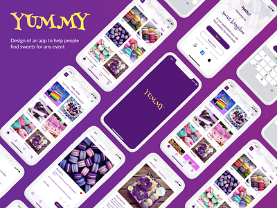 Yummy UI | Mobile app app design logo mobileapp productdesign ui uxui