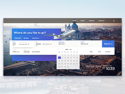 Concept of booking for travel web clean interaction design ui ui design user experience user interface ux ux design web design