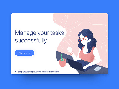 Manage your tasks card clean design dribbble illustration interaction design procreate typography ui ui design user experience user interface ux ux design web design