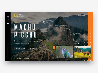 Discovery Machu Picchu cuzco illustration interaction design machupicchu peru ui ui design user experience ux