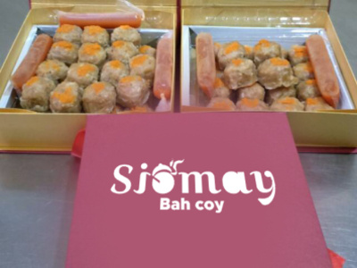Food Logo Design Concept (Siomay Bahcoy Logo)