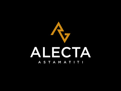 Simple and Smart Logo Concept (Logo Alecta) brand identity branding branding design company logo design design art modern logo monogram logo simple logo design visual identity