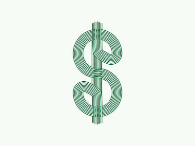 Dolla Dolla dollar line art money symbol