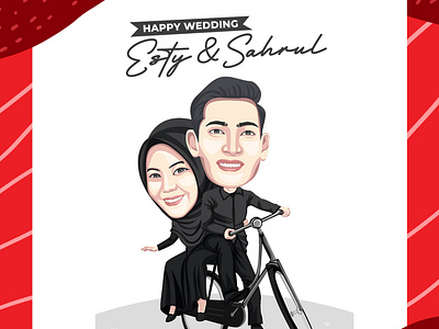 Wedding Caricature #1