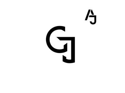 GJ Typography Logo Design