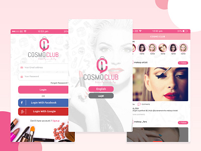 Cozmo Club App app cosmos design mobile app ux