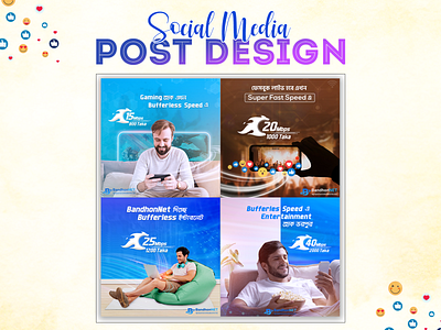 Social Media Post Design banner design branding design facebbok post graphic design illustration instagram banner instagram stories instagram template social