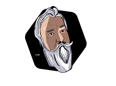 old man illustration