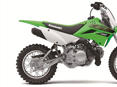 Kawasaki KLX 110 Dekor 3d graphic design logo