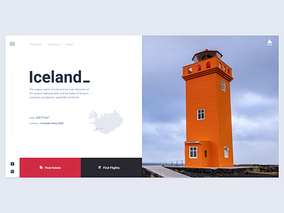 Travel agency "Globe" agency branding concept iceland logo minimal travel ui uxui web design webdesign websites