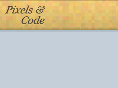 Pixels & Code code pixels yellow