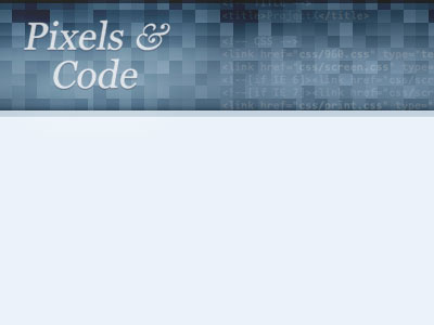 Pixels & Code II blue