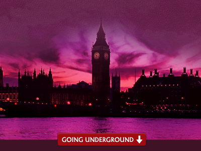 Going Underground london pink underground